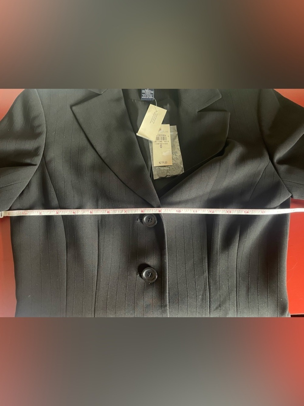Ann Taylor Black Fitted Jacket Size 0 Wide Leg Pants Size 2 - Picture 7 of 16